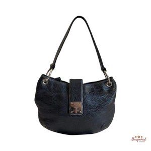 Authentic MCM Vintage Pebbled Leather Shoulder Bag